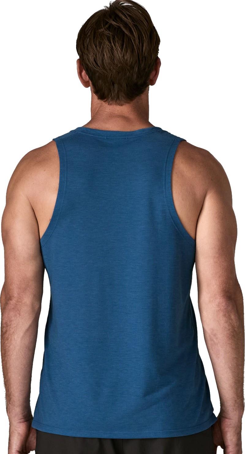 Capilene Cool Trail Tank - Mens - aquatic blue 1