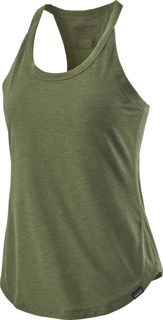 Capilene Cool Trail Tank - Womens - Camp Green 1