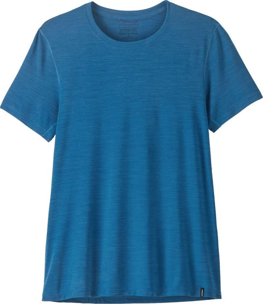 Capilene Cool Ultra Shirt - Womens - aquatic blue / light aquatic blue x-dye 1