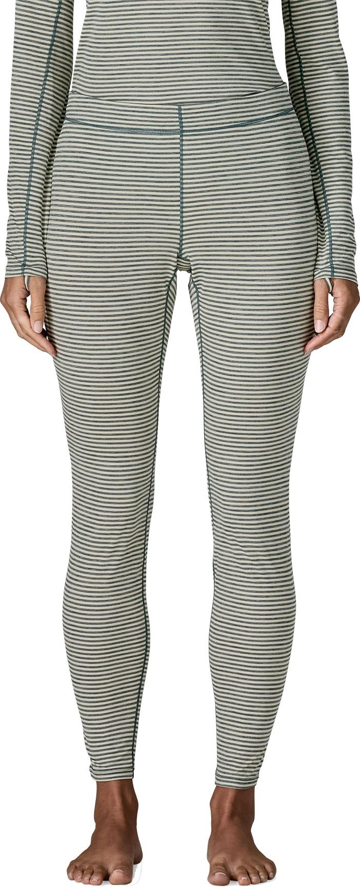 Capilene Lightweight Bottoms - Womens - polar stripe / summit blue 1