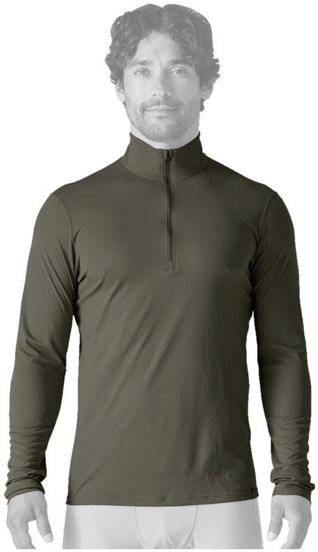 Capilene Lightweight Zip Neck - Mens - basin green 1