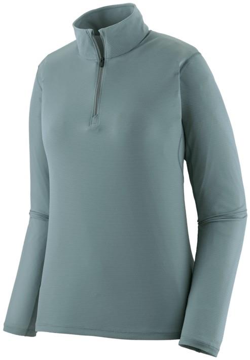Capilene Lightweight Zip Neck - Womens - blue sage 1