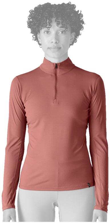 Capilene Lightweight Zip Neck - Womens - pink ground 1