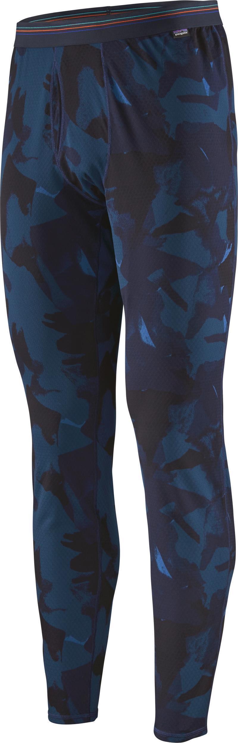 Capilene Midweight Bottoms - Mens - Painted Fields / Classic Navy 1