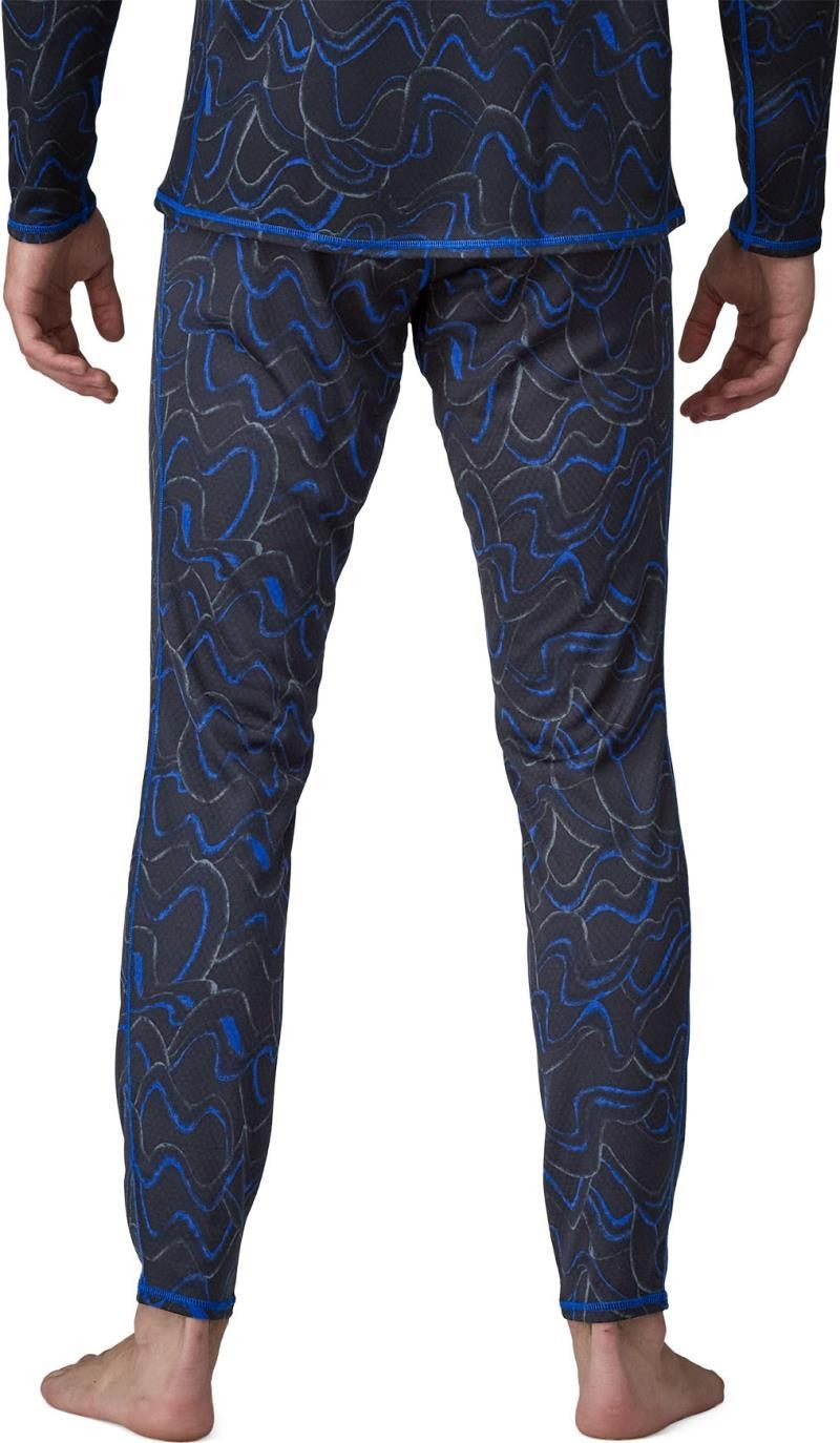 Capilene Midweight Bottoms - Mens - small currents / endless blue 1