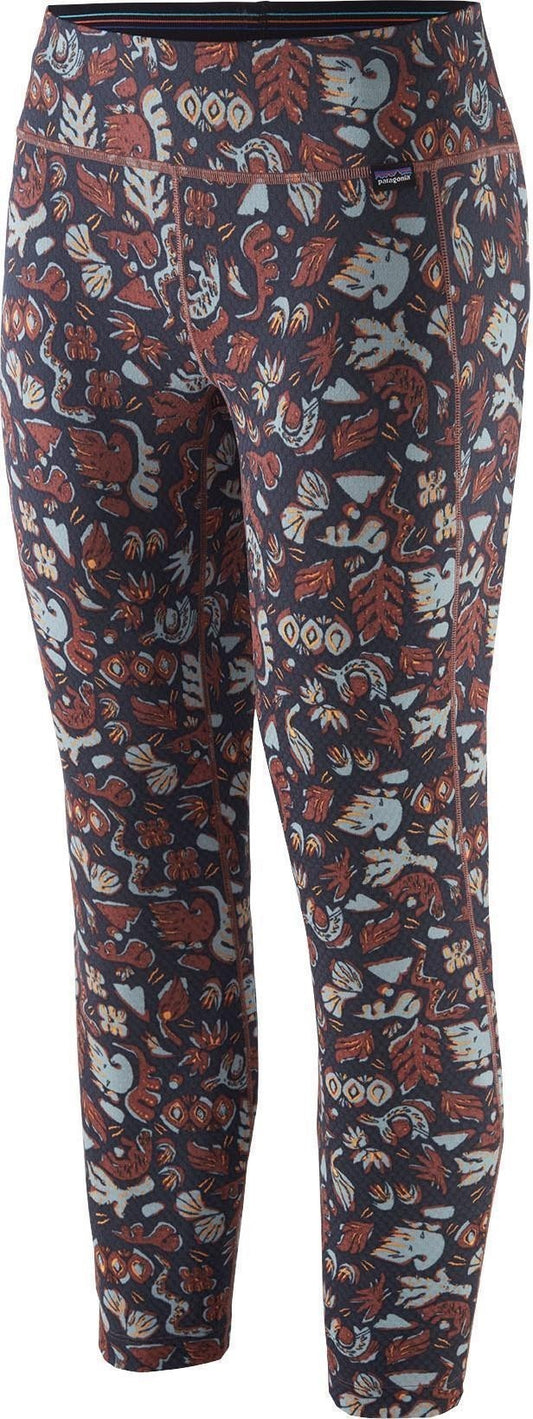 Capilene Midweight Bottoms - Womens - across oceans / dulse mauve 1