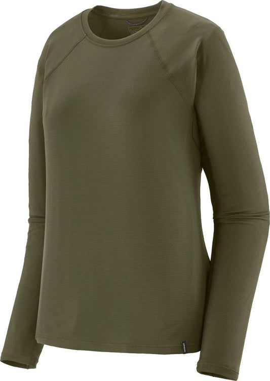 Capilene Midweight Crew - Womens - basin green 1