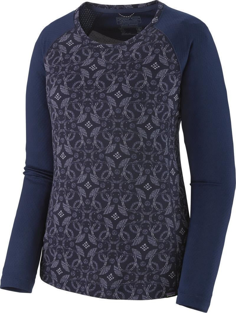 Capilene Midweight LS Crew - Womens - arctic ox geo / classic navy 1