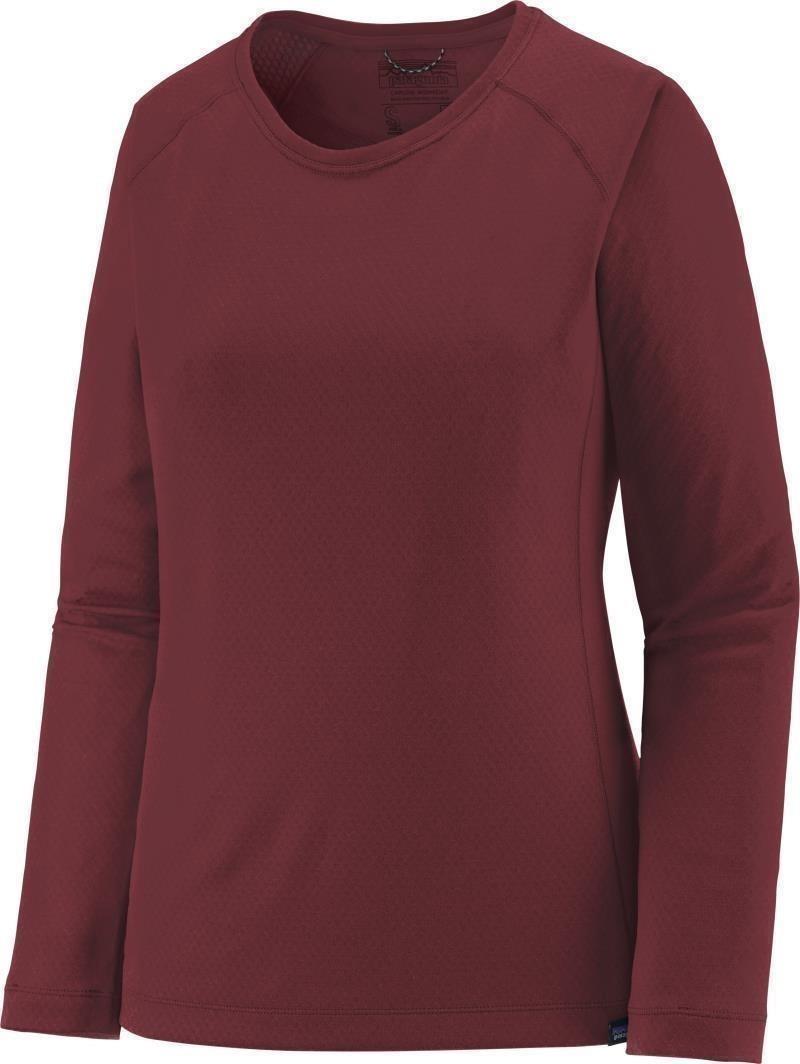 Capilene Midweight LS Crew - Womens - chicory red - light chicory red x-dye 1