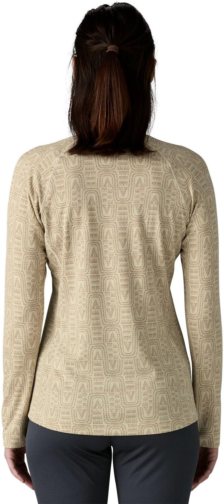 Capilene Midweight LS Crew - Womens - flow / dyno white 1