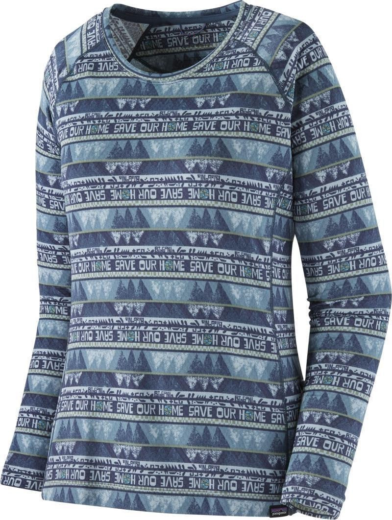 Capilene Midweight LS Crew - Womens - home / dolomite blue 1