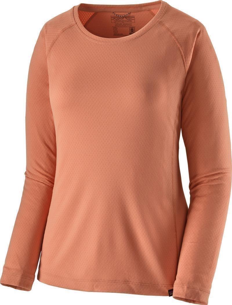 Capilene Midweight LS Crew - Womens - mellow melon - dark mellow melon x-dye 1