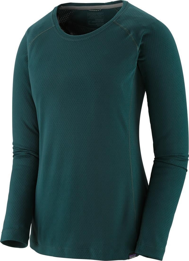 Capilene Midweight LS Crew - Womens - piki green 1