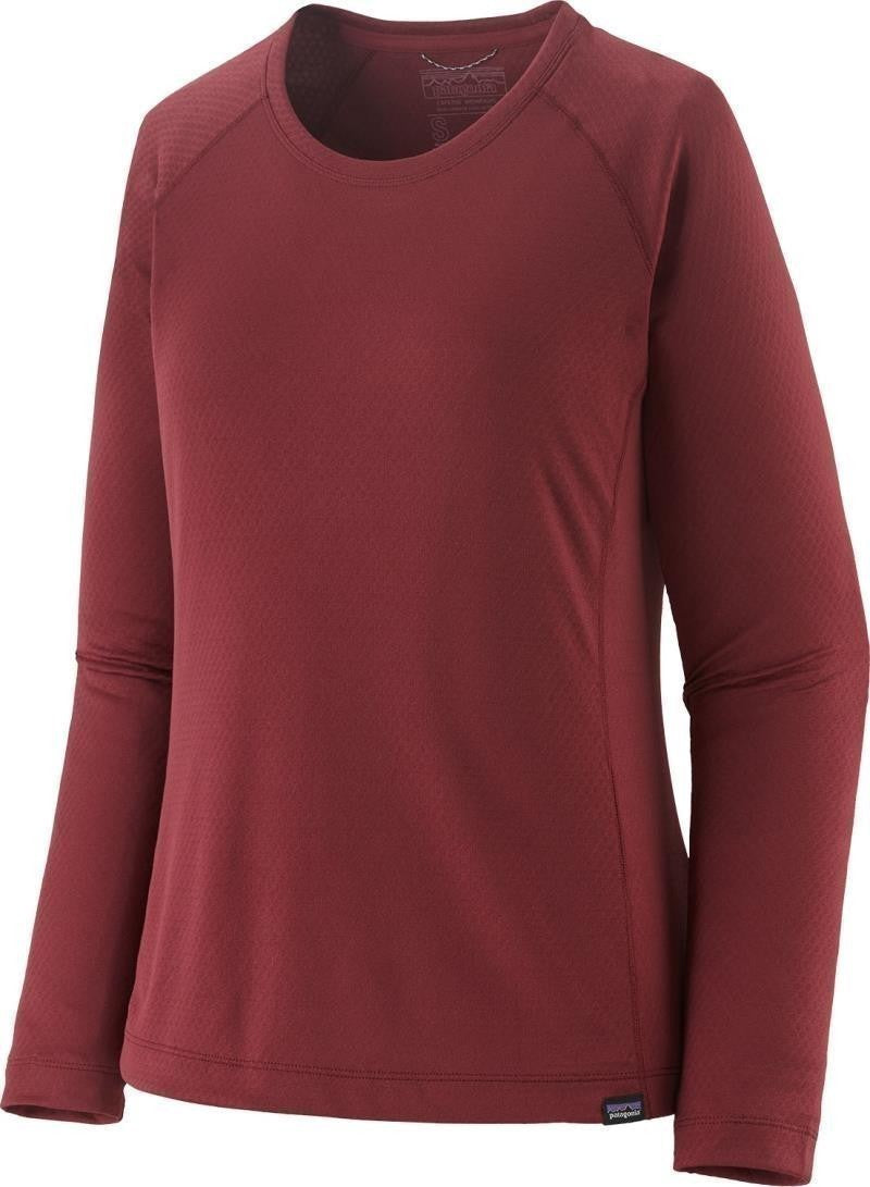 Capilene Midweight LS Crew - Womens - sequoia red 1