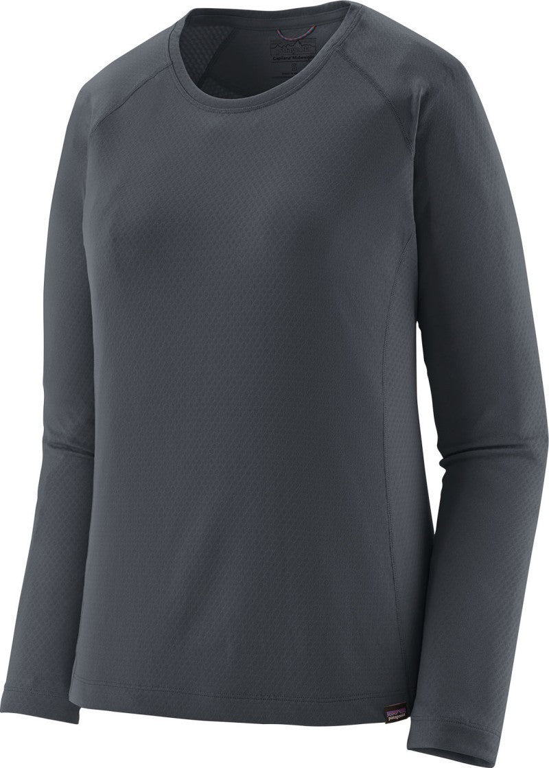 Capilene Midweight LS Crew - Womens - smolder blue 1