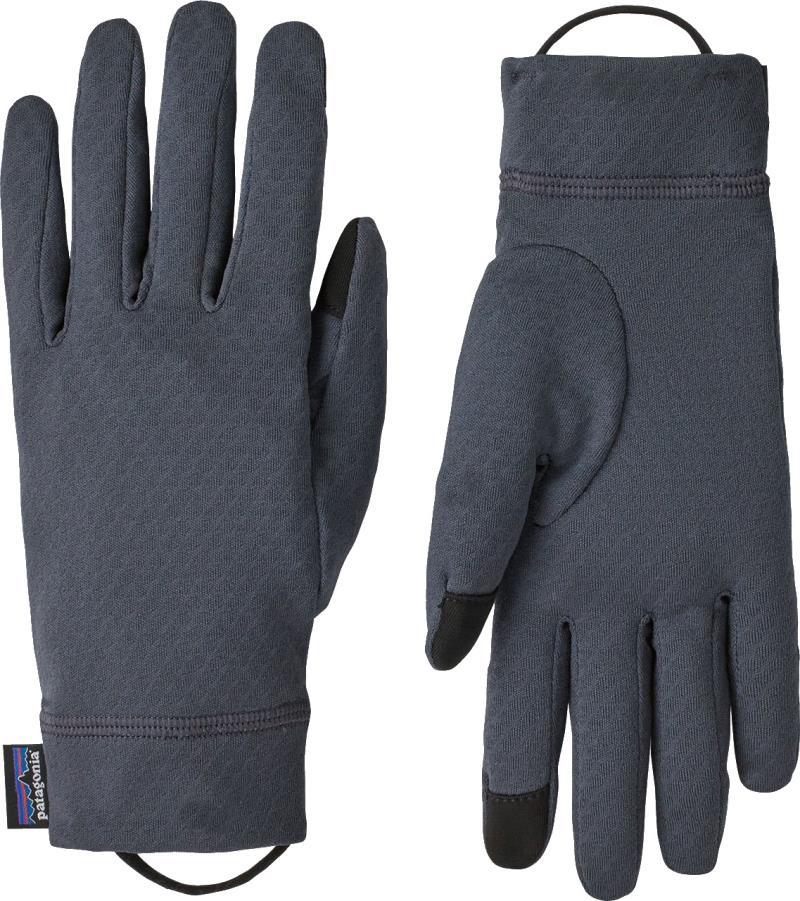 Capilene Midweight Liner Gloves - smolder blue 1