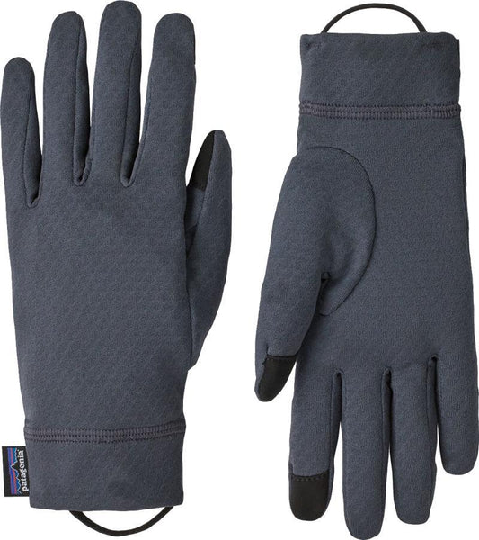 Capilene Midweight Liner Gloves - smolder blue 1