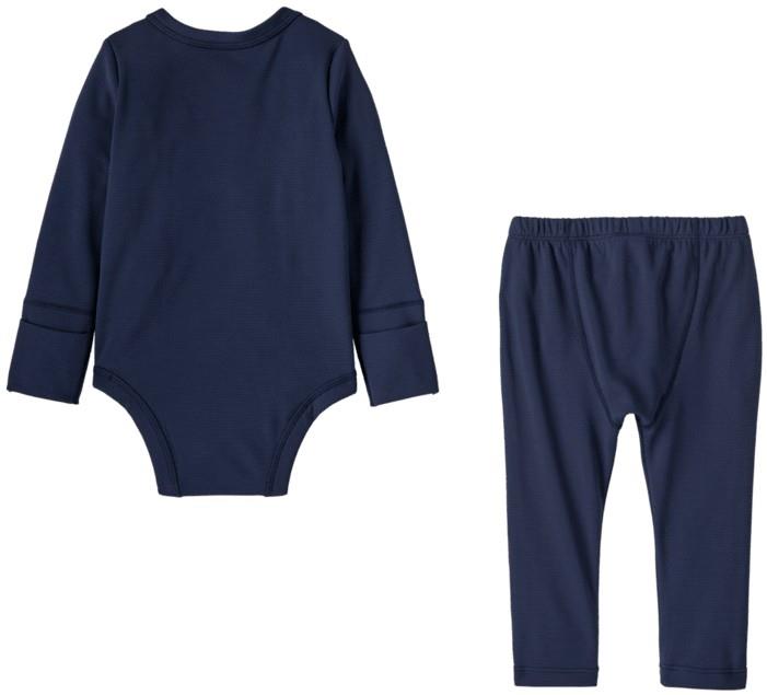 Capilene Midweight Set - Infant - fitz roy foliage / new navy 1