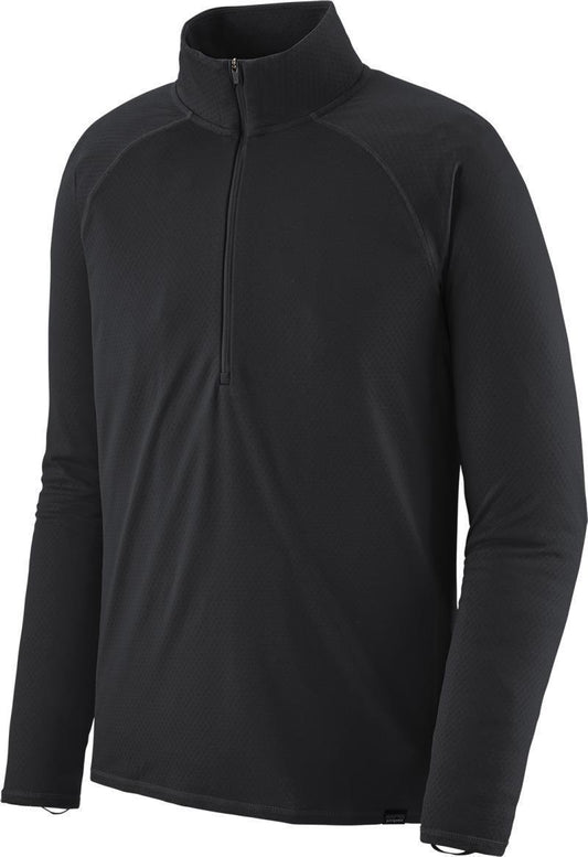 Capilene Midweight Zip Neck - Mens - Black 1