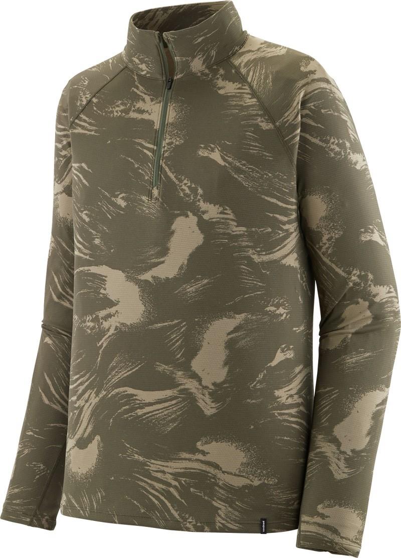 Capilene Midweight Zip Neck - Mens - polar breeze / basin green 1