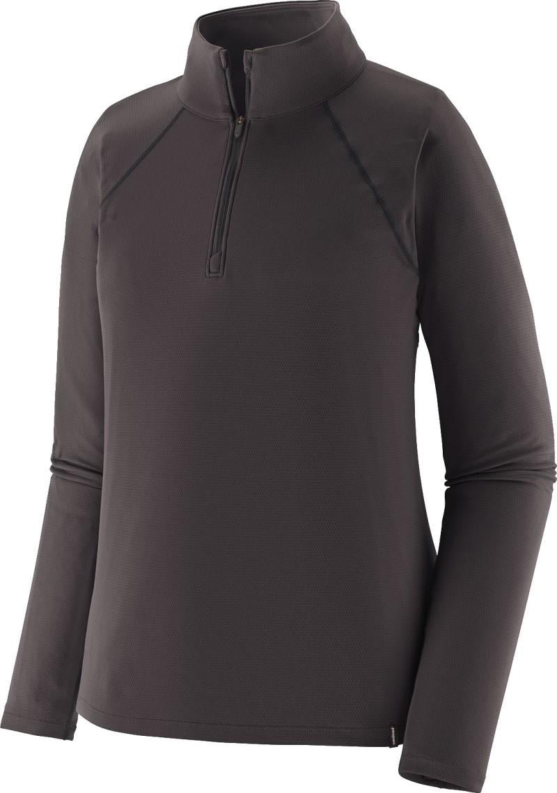 Capilene Midweight Zip Neck - Womens - ink black 1