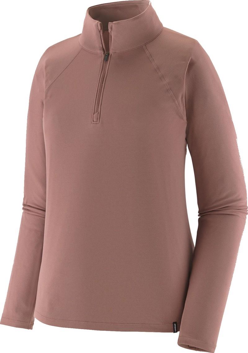 Capilene Midweight Zip Neck - Womens - moonrise taupe 1
