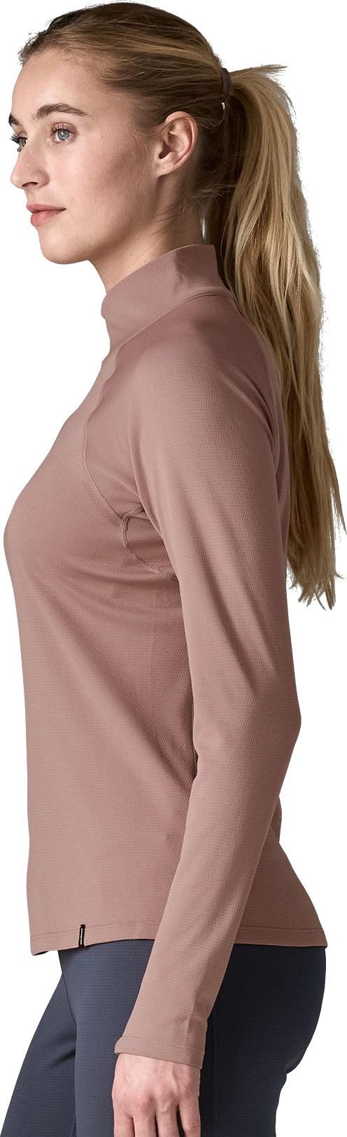 Capilene Midweight Zip Neck - Womens - moonrise taupe 1