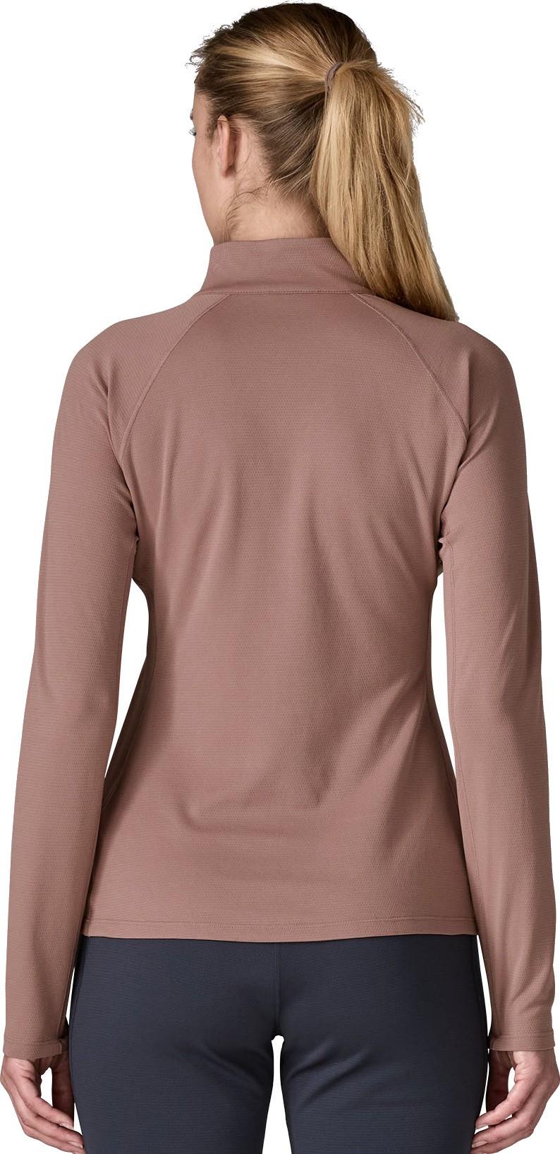 Capilene Midweight Zip Neck - Womens - moonrise taupe 1