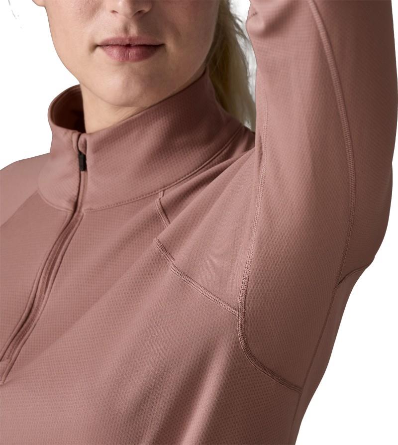 Capilene Midweight Zip Neck - Womens - moonrise taupe 1