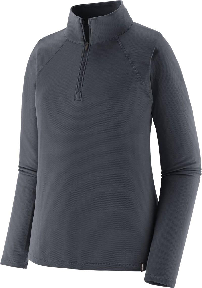 Capilene Midweight Zip Neck - Womens - smolder blue 1