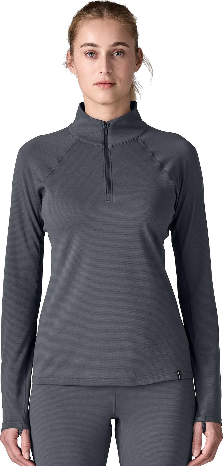 Capilene Midweight Zip Neck - Womens - smolder blue 1