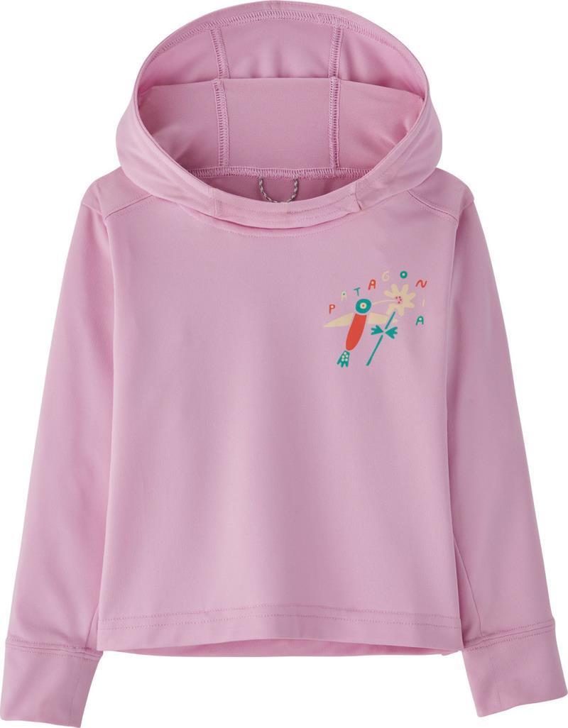 Capilene Silkweight Hoody - Baby - Lollipop Petals / Dragon Purple 1