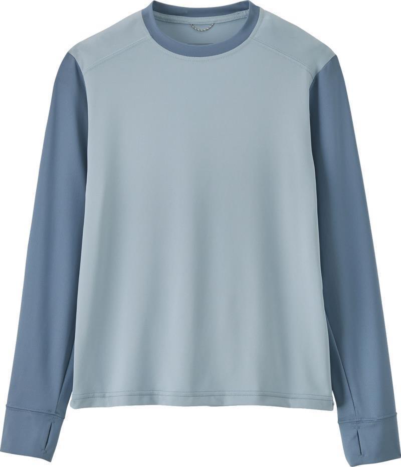 Capilene Silkweight LS T-Shirt - Kids - Steam Blue 1
