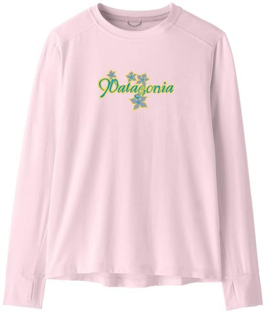 Capilene Silkweight LS T-Shirt - Kids - bright bloom / picnic pink 1