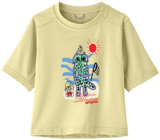 Capilene Silkweight T-Shirt - Baby - fishermeow / resin yellow 1