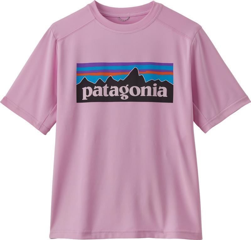 Capilene Silkweight T-Shirt - Kids - P-6 Logo / Dragon Purple 1