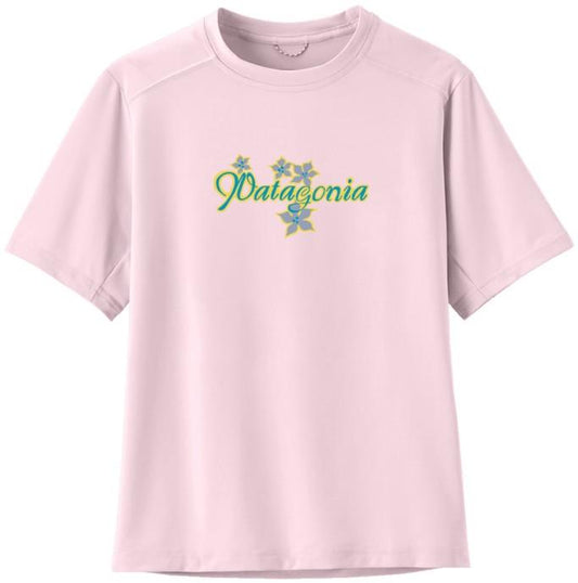 Capilene Silkweight T-Shirt - Kids - bright bloom / picnic pink 1