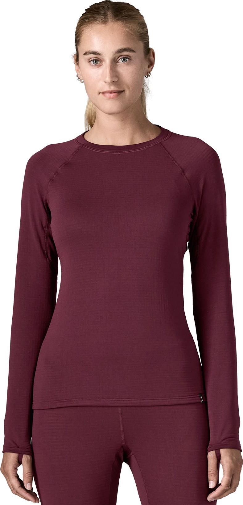Capilene Thermal Weight Crew - Womens - berry fig 1
