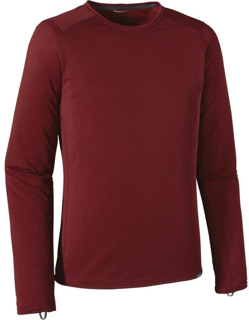 Capilene Thermal Weight LS Crew - Mens - oxblood red - classic red x-dye 1