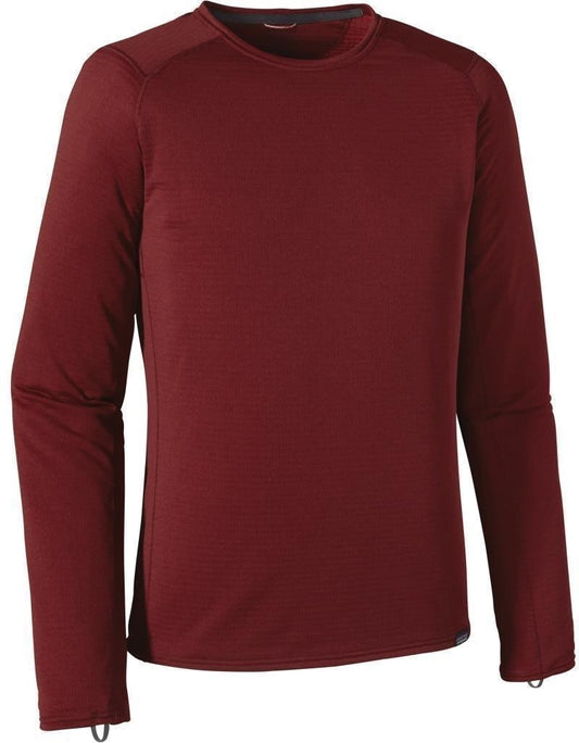 Capilene Thermal Weight LS Crew - Mens - oxblood red - classic red x-dye 1