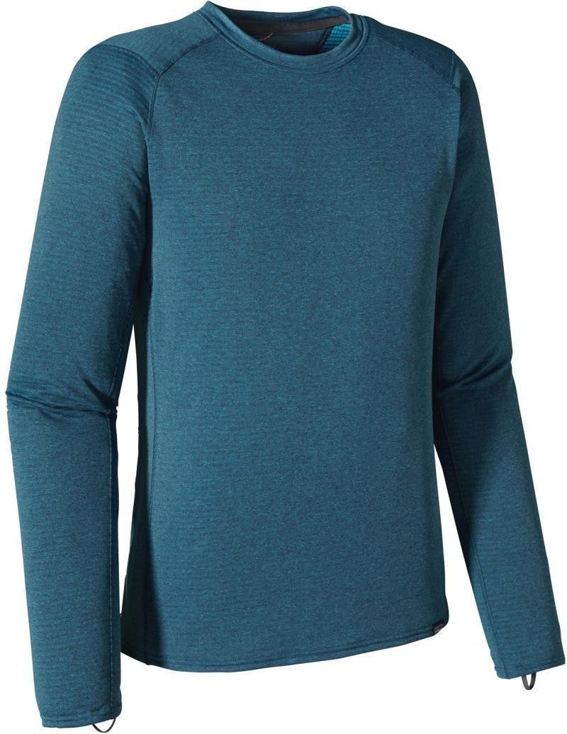 Capilene Thermal Weight LS Crew - Mens - smolder blue - electron blue x-dye 1