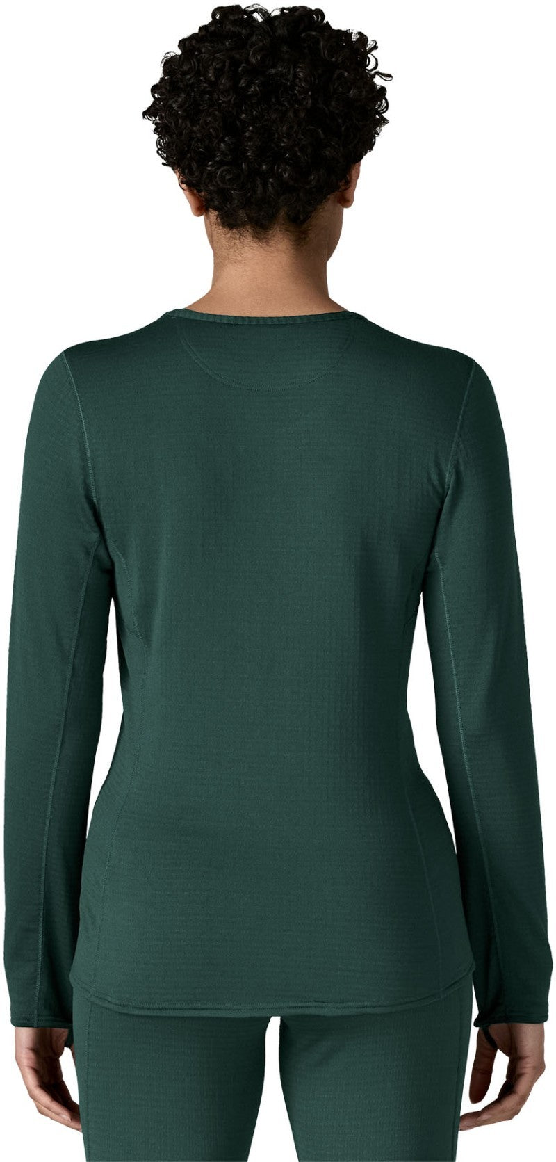 Capilene Thermal Weight LS Crew - Womens - cascade green 1