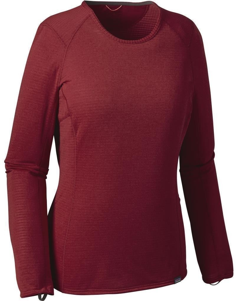 Capilene Thermal Weight LS Crew - Womens - drumfire red 1