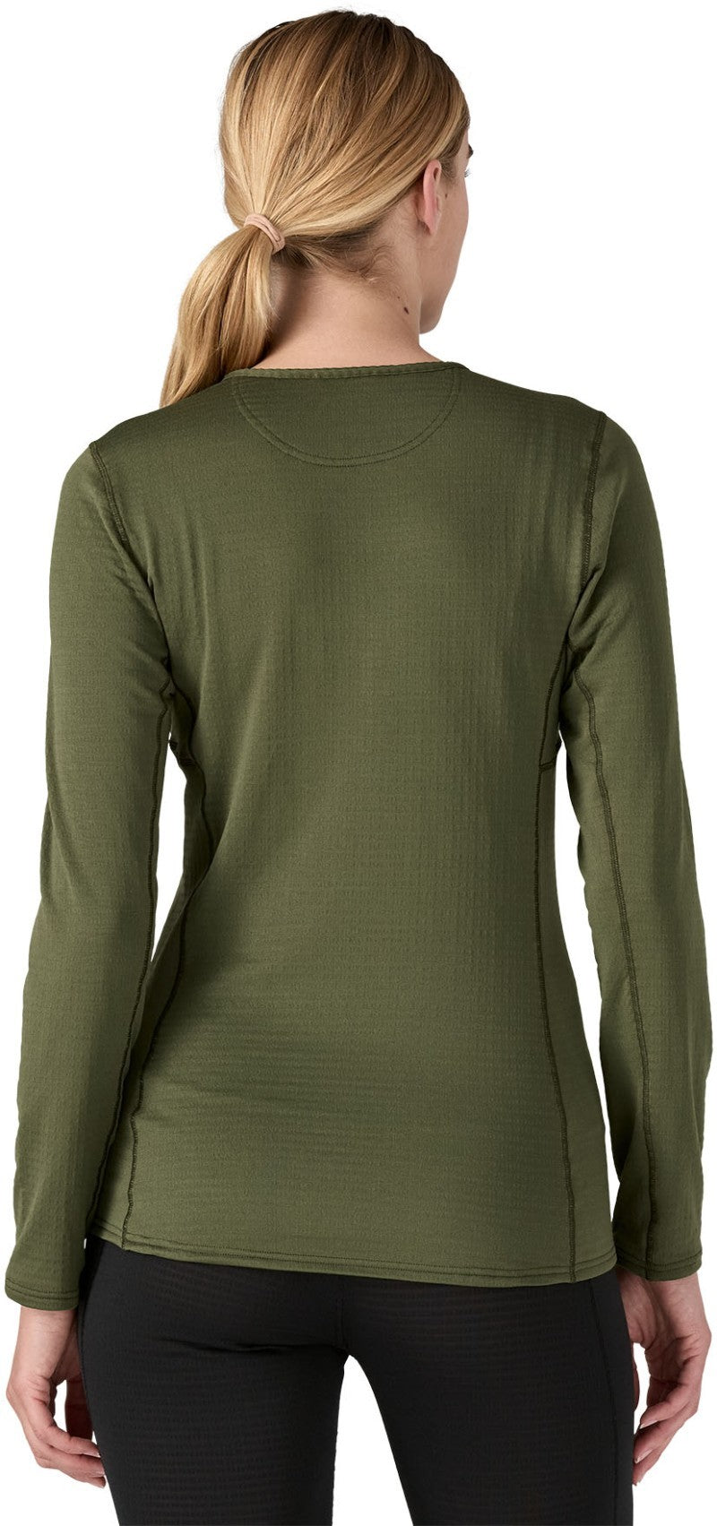 Capilene Thermal Weight LS Crew - Womens - pine needle green 1