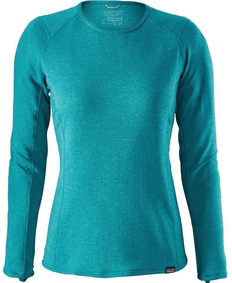 Capilene Thermal Weight LS Crew - Womens - strait blue - elwha blue x-dye 1