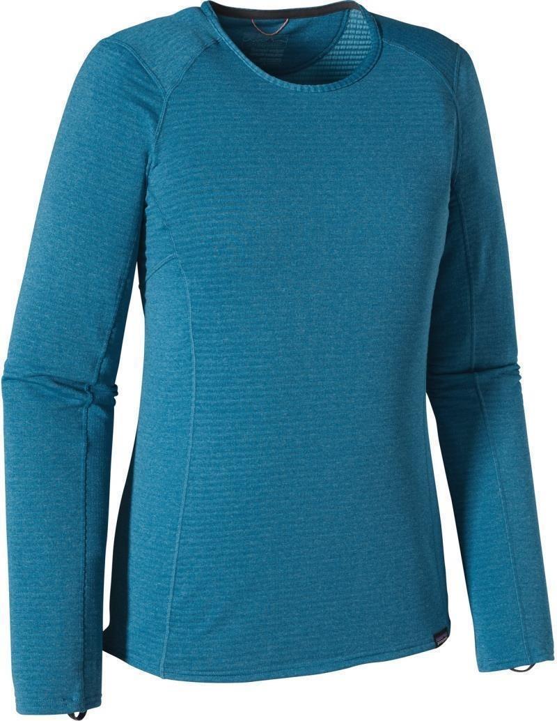 Capilene Thermal Weight LS Crew - Womens - ultramarine - underwater blue x-dye 1