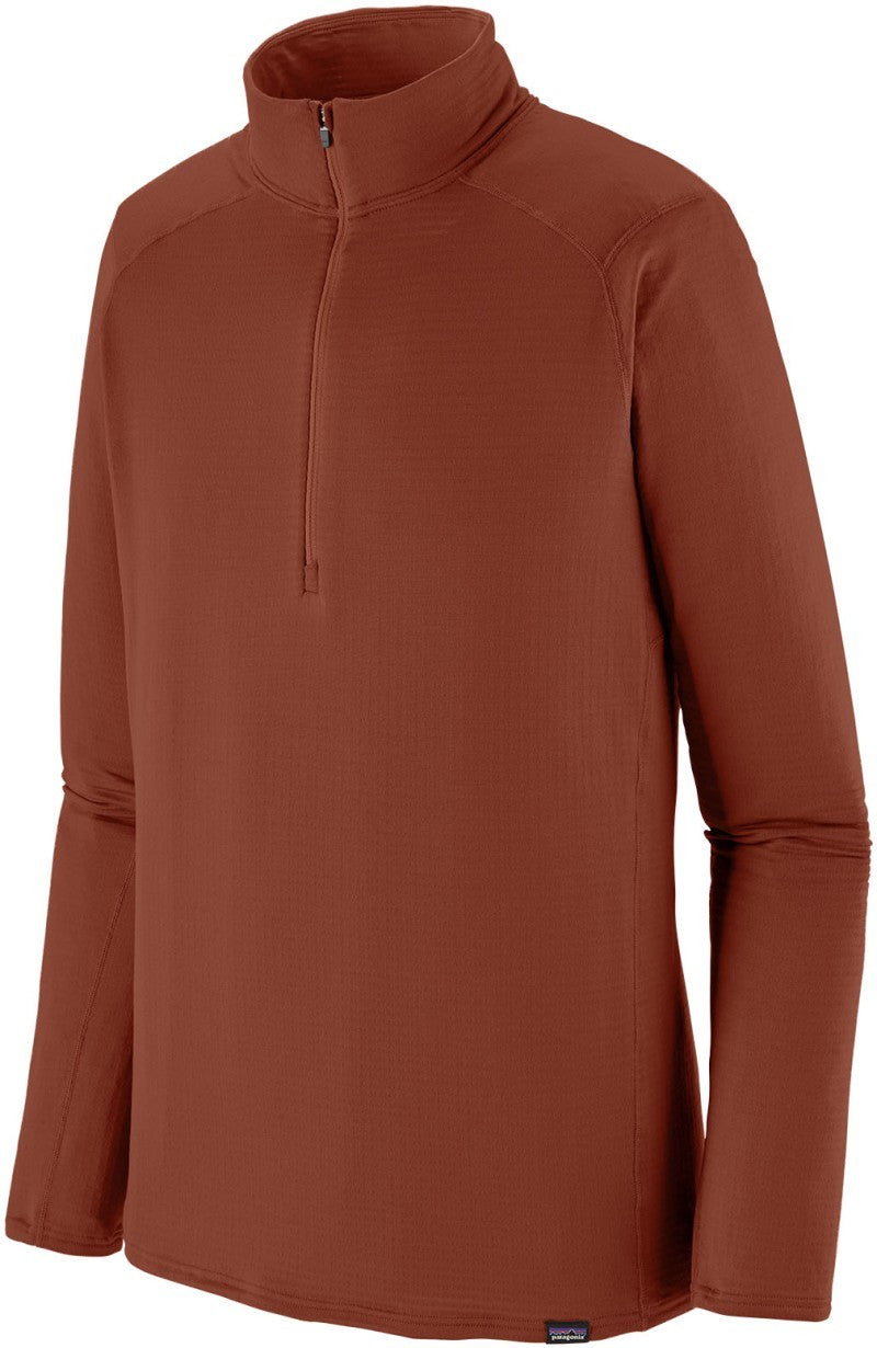 Capilene Thermal Weight Zip Neck - Mens - burl red 1
