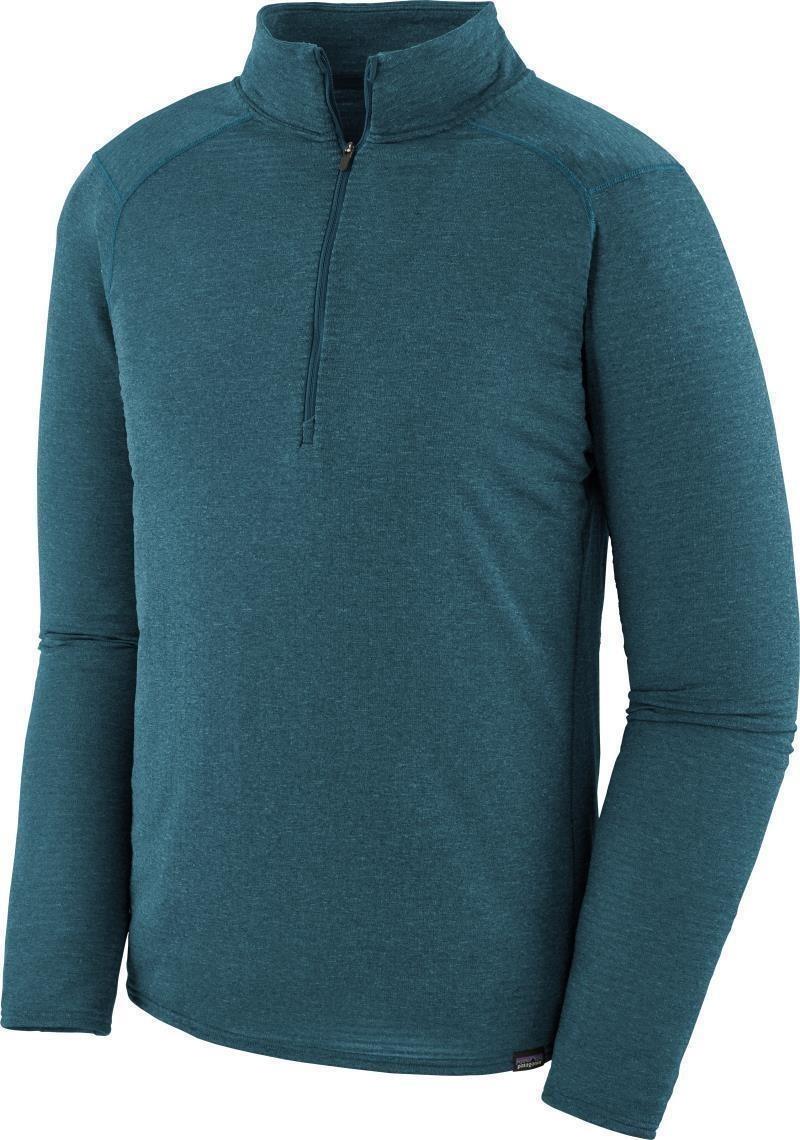 Capilene Thermal Weight Zip Neck - Mens - crater blue - light crater blue x-dye 1