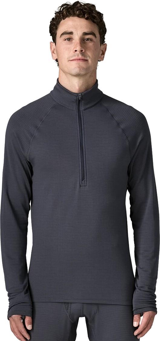 Capilene Thermal Weight Zip Neck - Mens - smolder blue 1