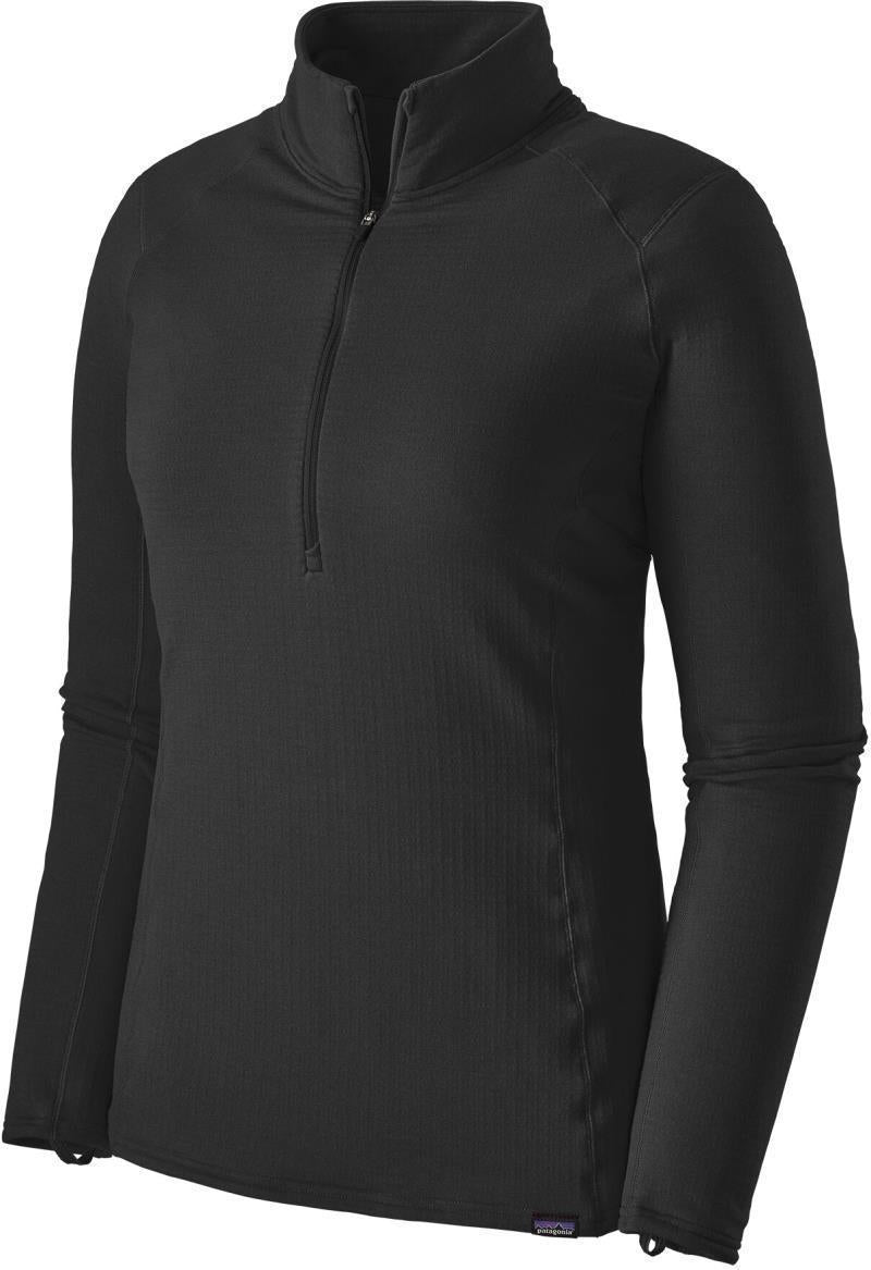 Capilene Thermal Weight Zip Neck - Womens - Black 1